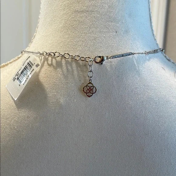Kendra Scott Silver Layered Heart Necklace - Picture 3 of 3